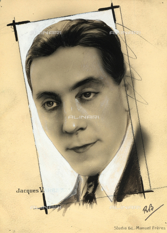 PPA-F-001945-0000 - Portrait of Jacques Varennes, French actor. - Date of photography: 1929 - Alinari Archives, Florence