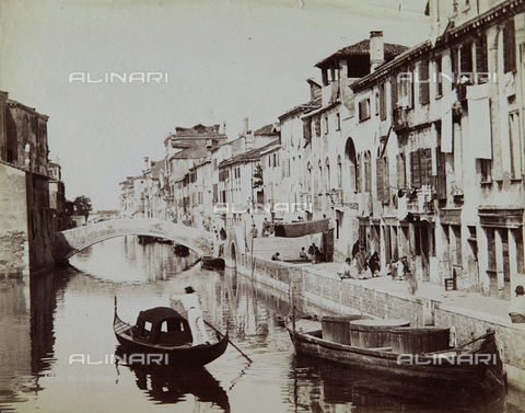 REA-F-000852-0000 - View of Rio San Girolamo, Venice - Date of photography: 1860-1870 ca. - Alinari Archives, Florence