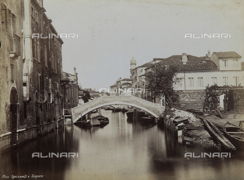 REA-F-000861-0000 - Ognissanti riva and canal, Venice - Date of photography: 1860-1870 ca. - Alinari Archives, Florence