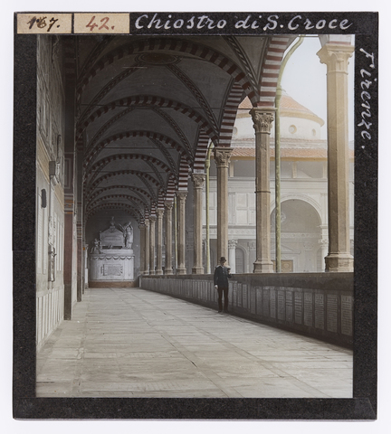 RGD-S-000042-0167 - Cloister of Santa Croce, Florence - Date of photography: 23/03/1887 - Alinari Archives, Florence