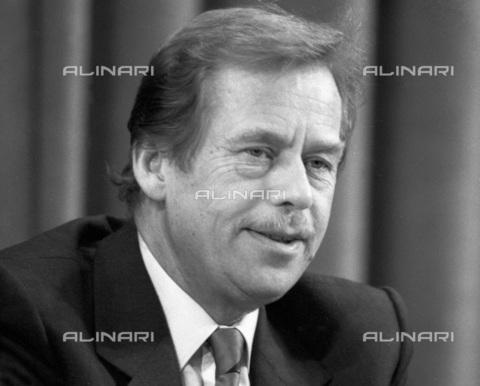 RNA-F-090482-0000 - Vaclav Havel, President of the Czech Republic - Date of photography: 1990 - Prihodko / Sputnik/ Alinari Archives
