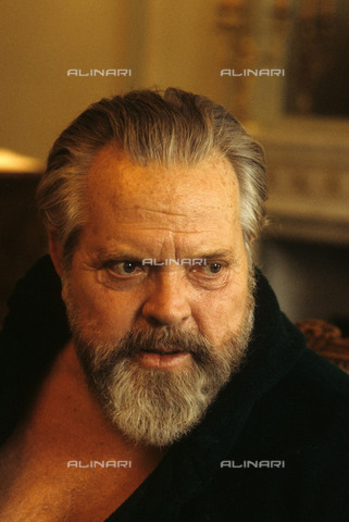 RVA-S-038562-0021 - L'attore e regista americano Orson Welles (1915-1985) - Data dello scatto: 1982 - Jean-Régis Roustan / Roger-Viollet/Alinari