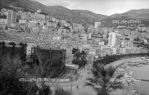 RVA-S-052695-0004 - Panorama di Monaco - Data dello scatto: 02/1959 - Bernard Lipnitzki / Roger-Viollet/Alinari
