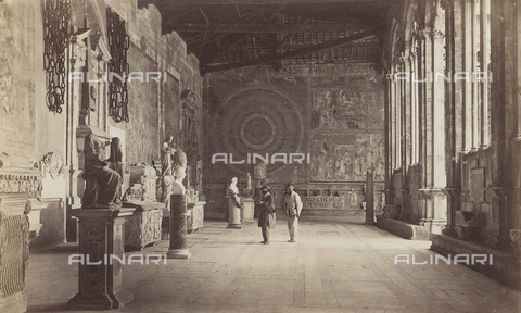 SCC-F-000666-0000 - Interior of the Camposanto of Pisa - Date of photography: 1855 ca. - Alinari Archives, Florence