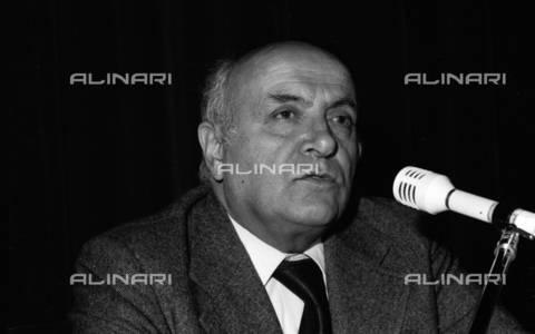 TEA-S-450145-A008 - Altiero Spinelli (1907-1986) alla Conferenza stampa della Sinistra indipendente - Data dello scatto: 05/1979 - Archivi Alinari, Firenze