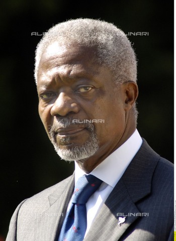 ULL-F-843681-0000 - Ritratto di Kofi Annan, segretario generale delle Nazioni Unite - Data dello scatto: 11.07.2006 - Oed / Ullstein Bild / Archivi Alinari