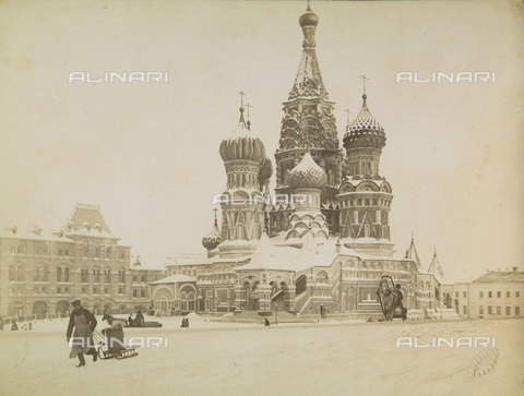 fvq-f-065510-0000 - Church of St. Basile, Moscow, Russia - Date of photography: 1890-1910 circa - Alinari Archives, Florence